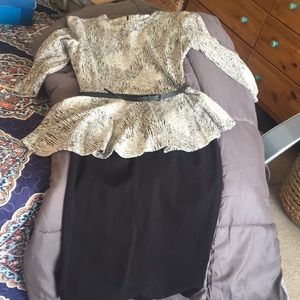 Eva Longoria peplum dress